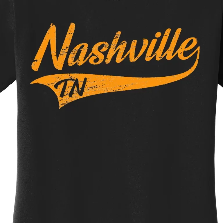 Nashville Tennessee Throwback Design Print Classic Women's T-Shirt