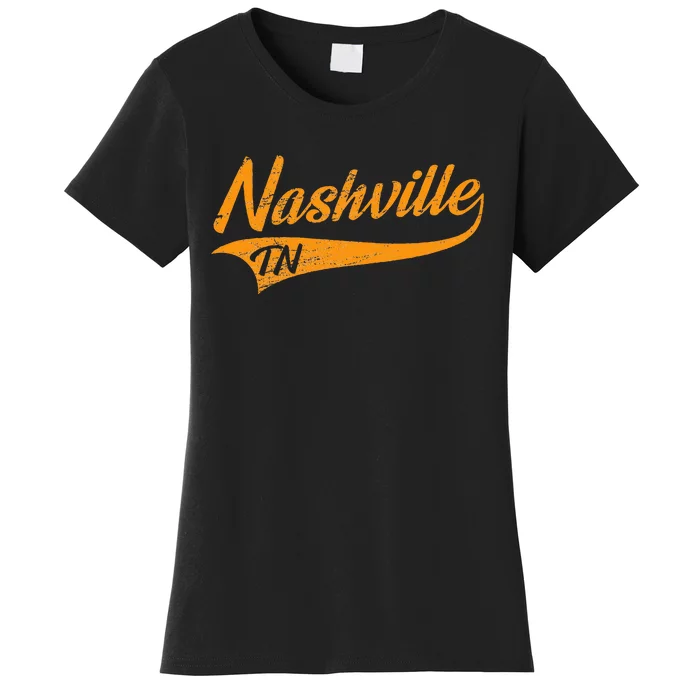 Nashville Tennessee Throwback Design Print Classic Women's T-Shirt