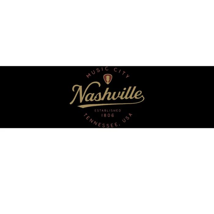 Nashville Tn Tennessee Music City Guitar Country Music Nash Bumper Sticker