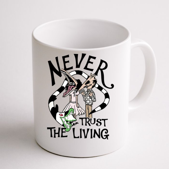 Never Trust The Living Movie Halloween Boo Bash Front & Back Coffee Mug