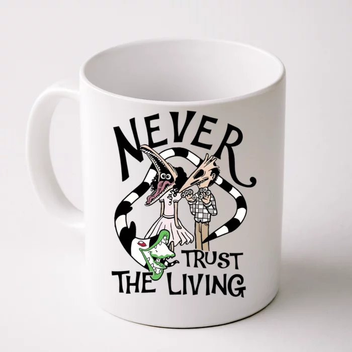 Never Trust The Living Movie Halloween Boo Bash Front & Back Coffee Mug