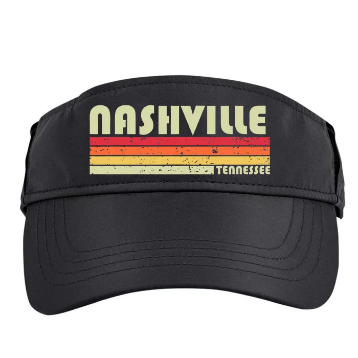 Nashville Tn Tennessee Funny City Home Roots Adult Drive Performance Visor