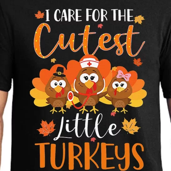 Nurse Turkey Thanksgiving Nurse Day NICU Nurse Pajama Set