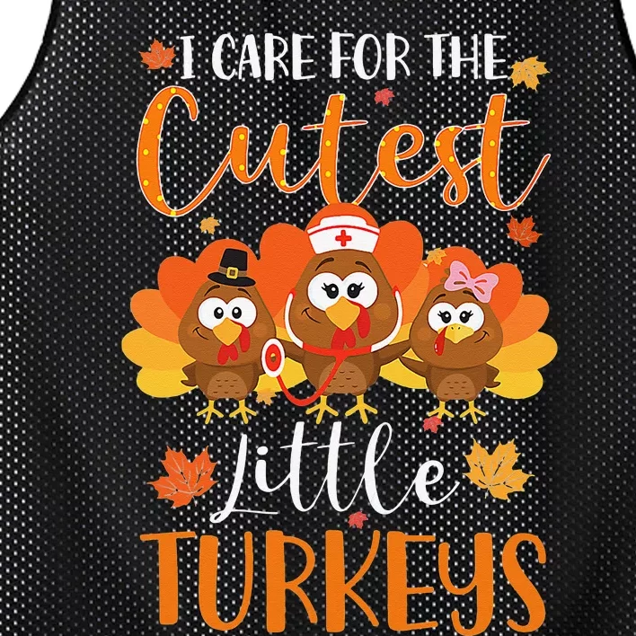 Nurse Turkey Thanksgiving Nurse Day NICU Nurse Mesh Reversible Basketball Jersey Tank