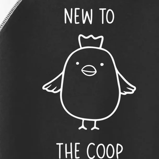 New To The Coop Chicken Toddler Fine Jersey T-Shirt