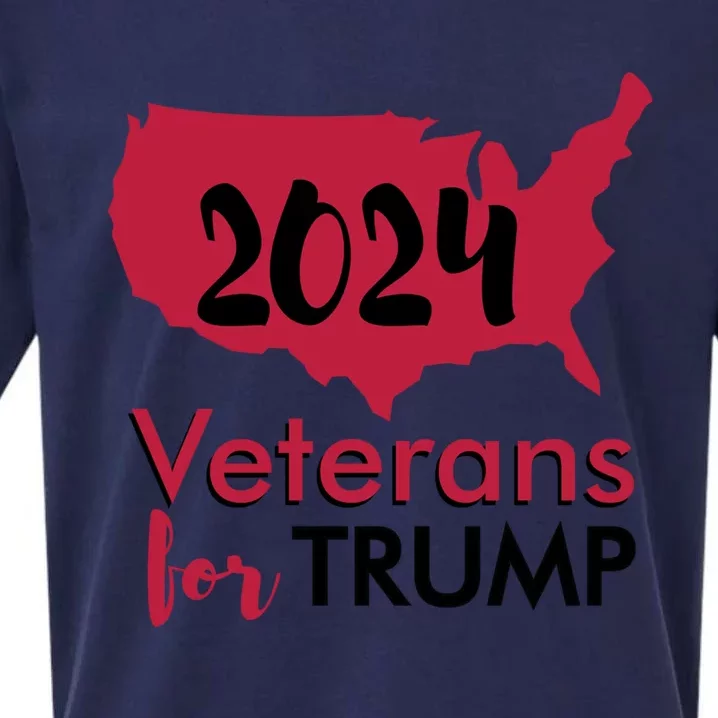 Nice Trump Tee Veterans For Trump 2024 Conservative Cute Gift Sueded Cloud Jersey T-Shirt