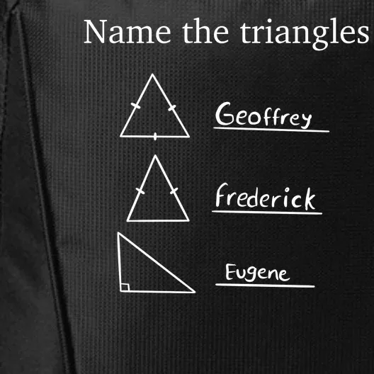 Name The Triangles City Backpack