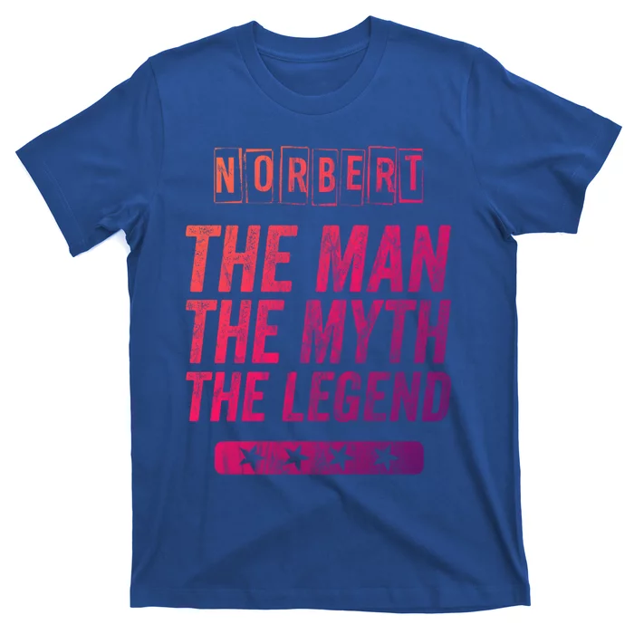 Norbert The The Myth The Legend First Name Norbert Gift T-Shirt