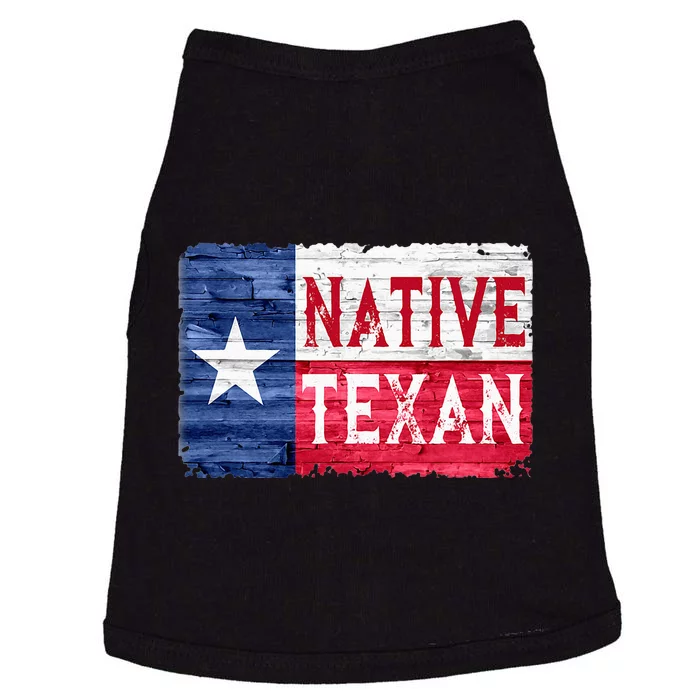 Native Texan Texas Lone Star State Flag Doggie Tank