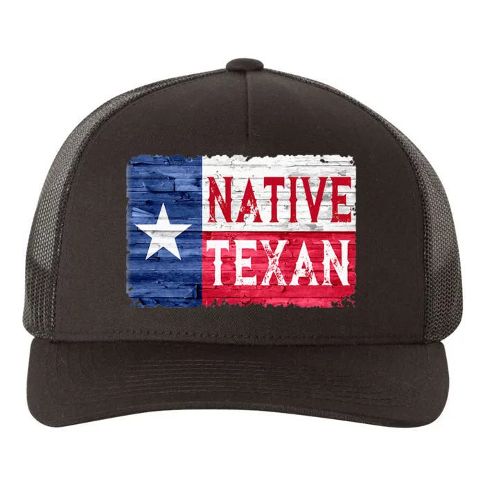 Native Texan Texas Lone Star State Flag Yupoong Adult 5-Panel Trucker Hat