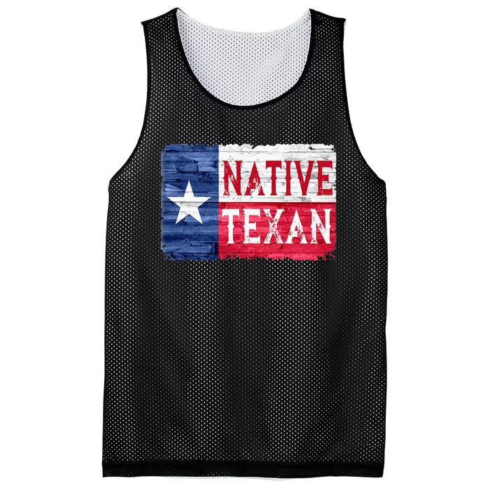 Native Texan Texas Lone Star State Flag Mesh Reversible Basketball Jersey Tank