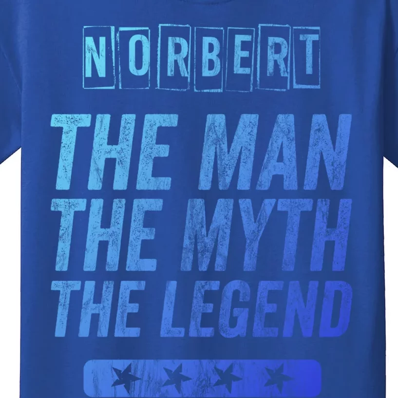 Norbert The The Myth The Legend First Name Norbert Gift Kids T-Shirt