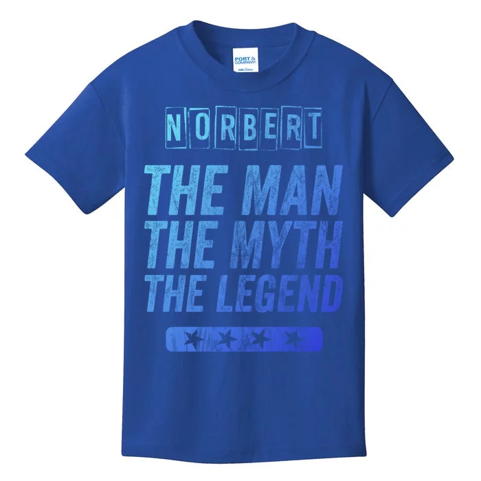 Norbert The The Myth The Legend First Name Norbert Gift Kids T-Shirt