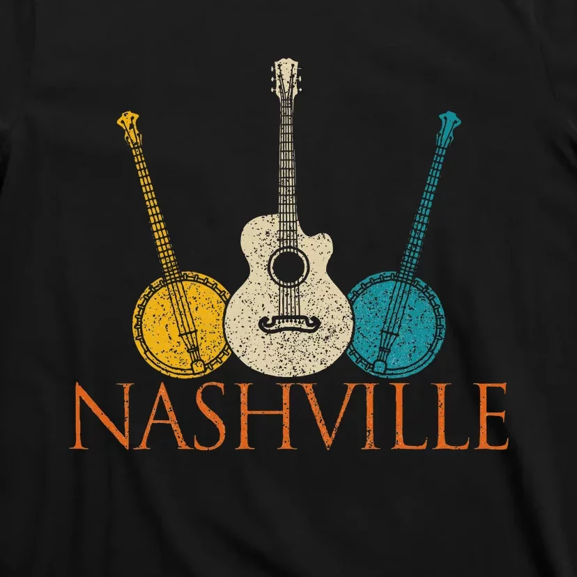 Nashville Tennessee Vintage Country Music City Souvenir T-Shirt