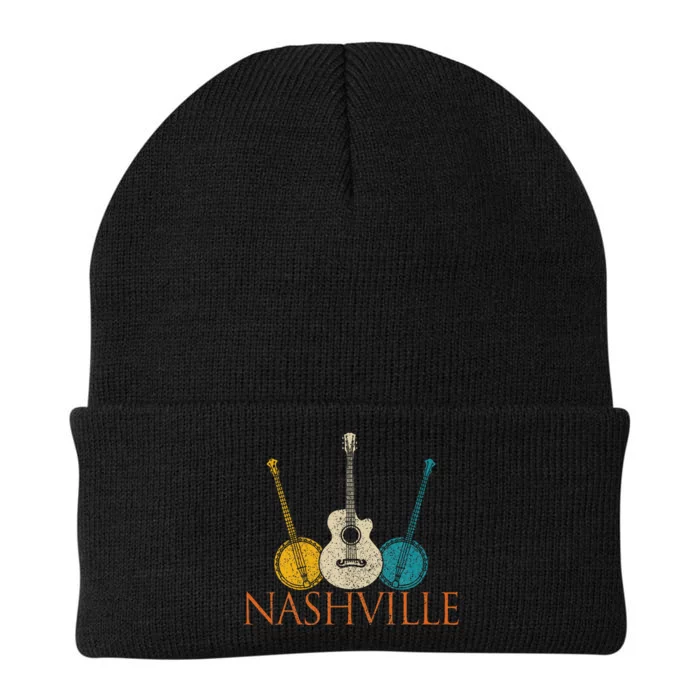 Nashville Tennessee Vintage Country Music City Souvenir Knit Cap Winter Beanie