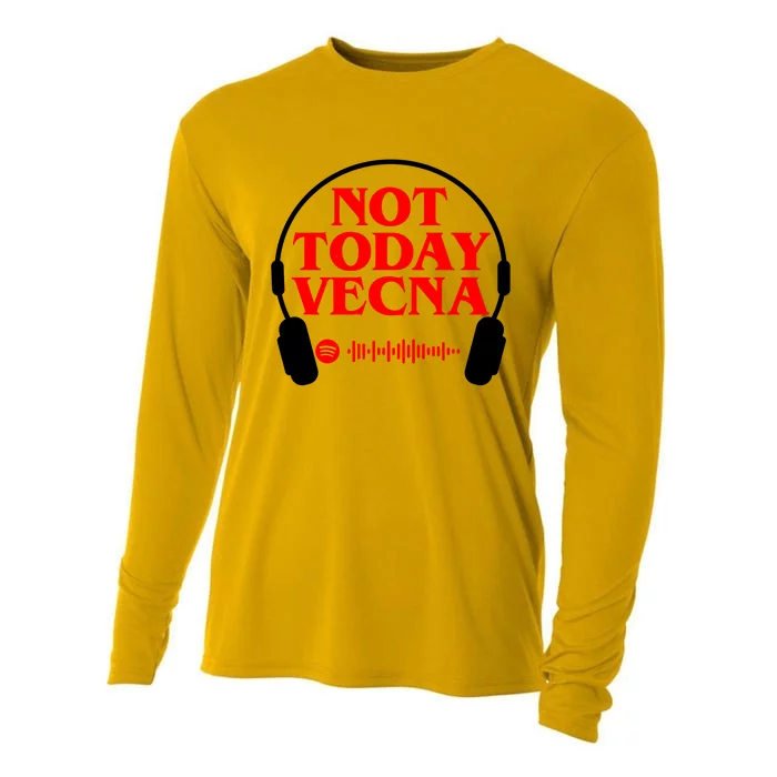 Not Today Vecna Spotify Music Cooling Performance Long Sleeve Crew