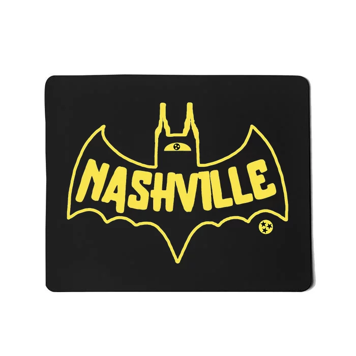 Nashville Tennessee Vintage Country Music City Souvenir Mousepad