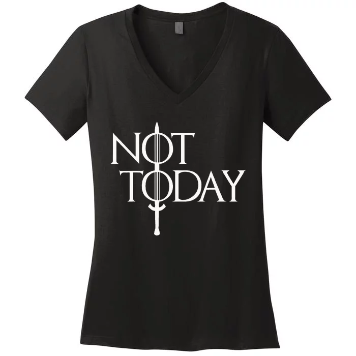 Not Today Vintage Cosplay Women's V-Neck T-Shirt