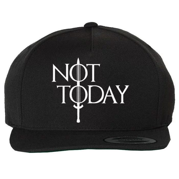 Not Today Vintage Cosplay Wool Snapback Cap