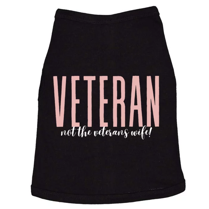 Not The Veterans Wife Doggie Tank