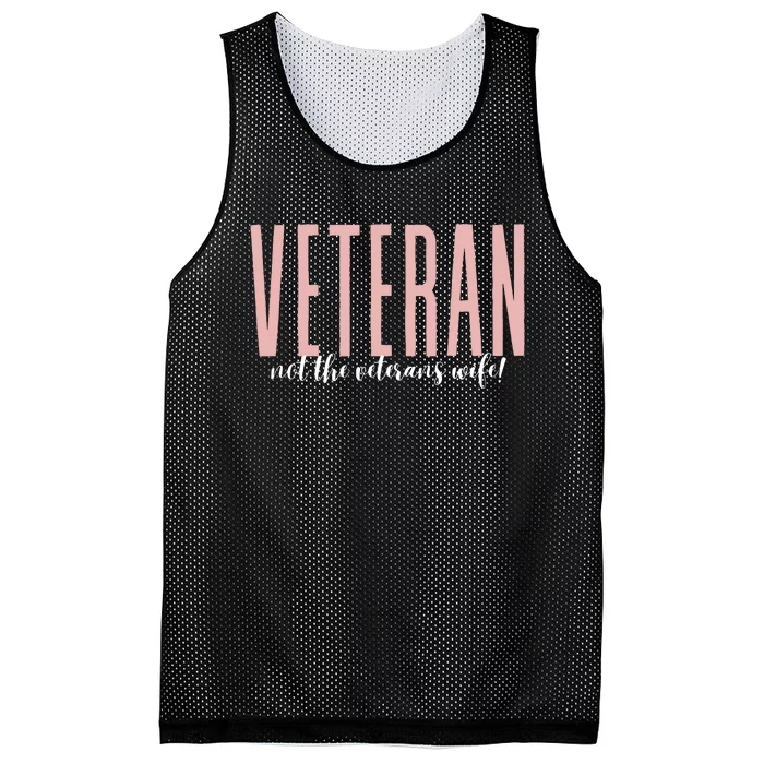 Not The Veterans Wife Mesh Reversible Basketball Jersey Tank