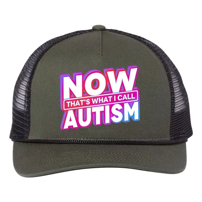 Now ThatS What I Call Autism Retro Rope Trucker Hat Cap