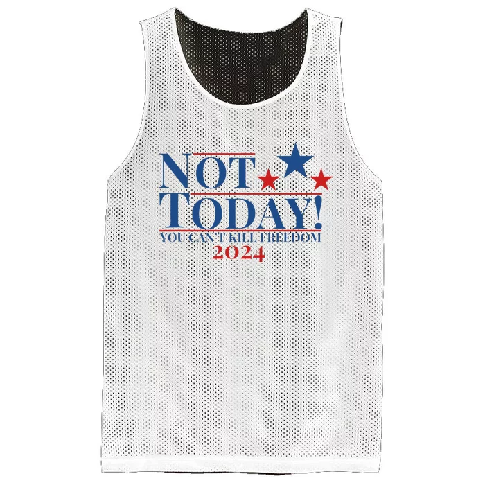 Not Today You CanT Kill Freedom Mesh Reversible Basketball Jersey Tank