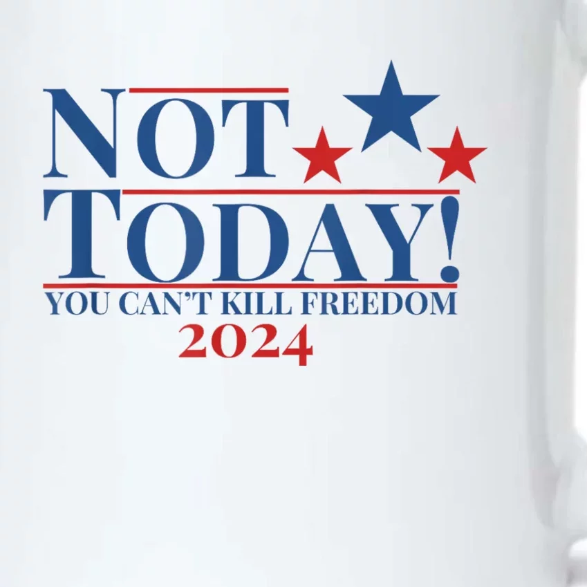 Not Today You CanT Kill Freedom Black Color Changing Mug