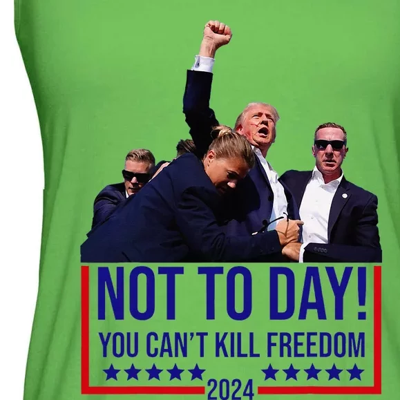 Not Today You CanT Kill Freedom Ladies Essential Flowy Tank