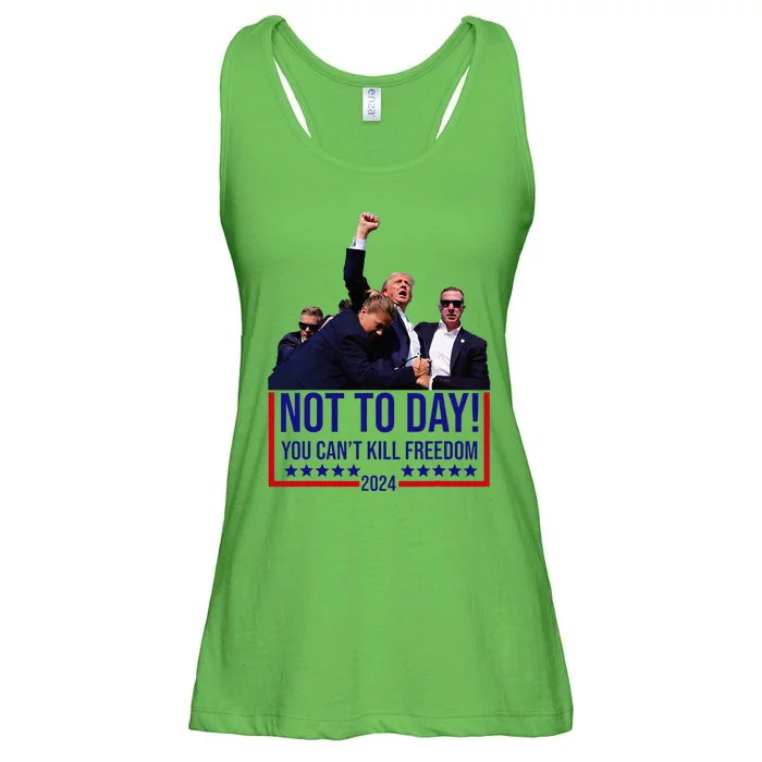 Not Today You CanT Kill Freedom Ladies Essential Flowy Tank