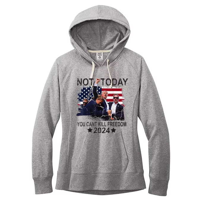 Not Today You CanT Kill Freedom Women's Fleece Hoodie