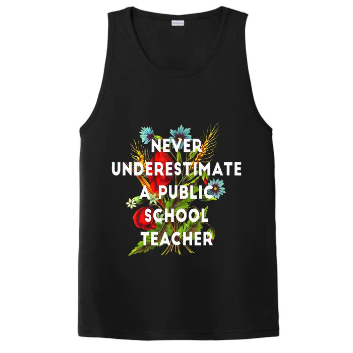 Never Underestimate A Public School Teacher Motivational Performance Tank