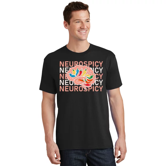 Neurospicy Universe Adhd Autism Awareness And Acceptance T-Shirt