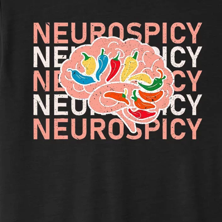 Neurospicy Universe Adhd Autism Awareness And Acceptance ChromaSoft Performance T-Shirt