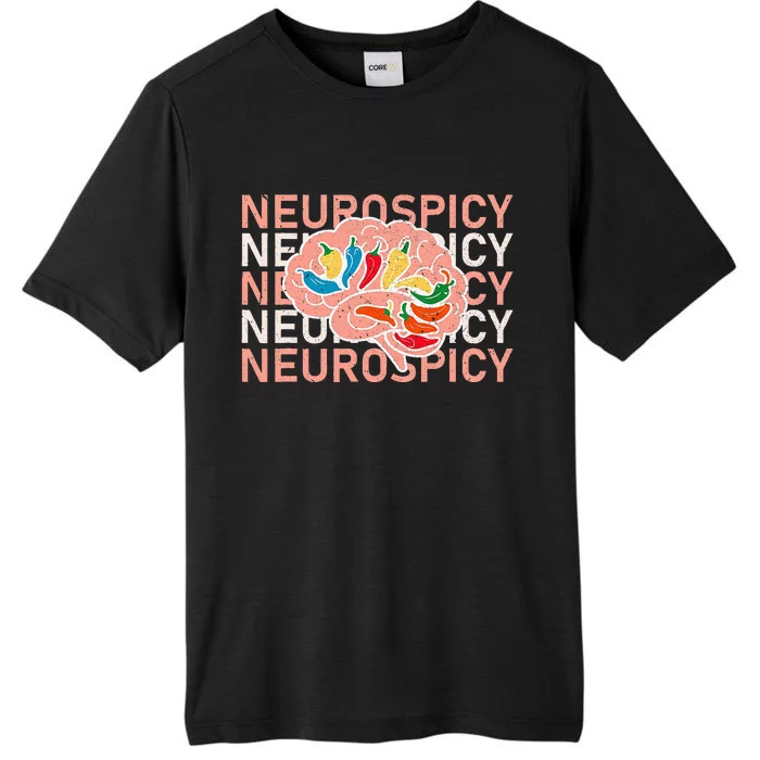 Neurospicy Universe Adhd Autism Awareness And Acceptance ChromaSoft Performance T-Shirt