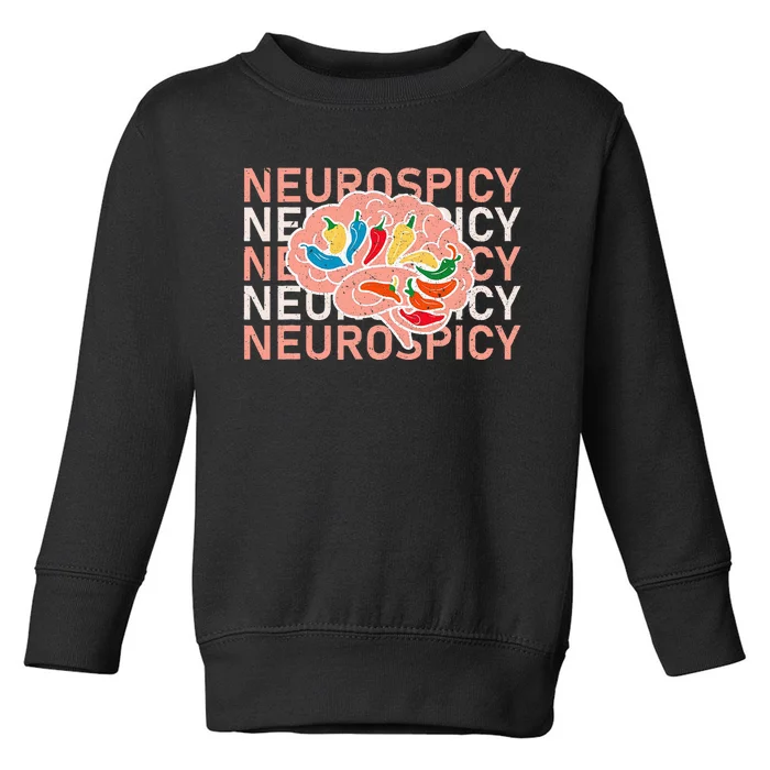 Neurospicy Universe Adhd Autism Awareness And Acceptance Toddler Sweatshirt