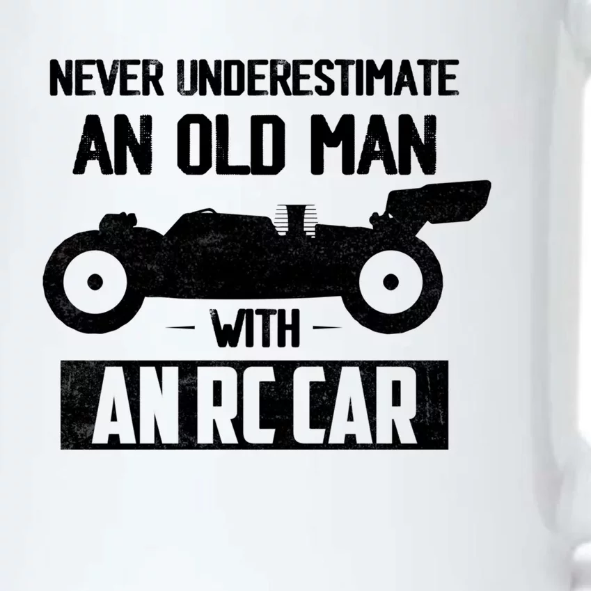 Never Underestimate An Old With An Rc Car Racing Gift Black Color Changing Mug