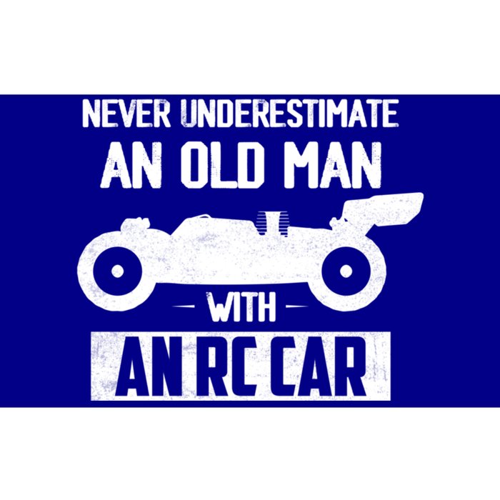 Never Underestimate An Old With An Rc Car Racing Gift Bumper Sticker