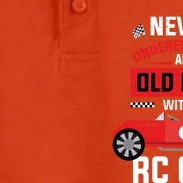 Never Underestimate An Old With A Rc Car Great Gift Dry Zone Grid Performance Polo