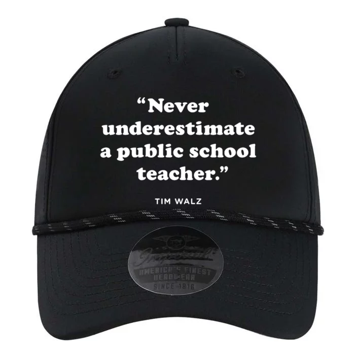 Never Underestimate A Public School Teacher Coach Quote Performance The Dyno Cap