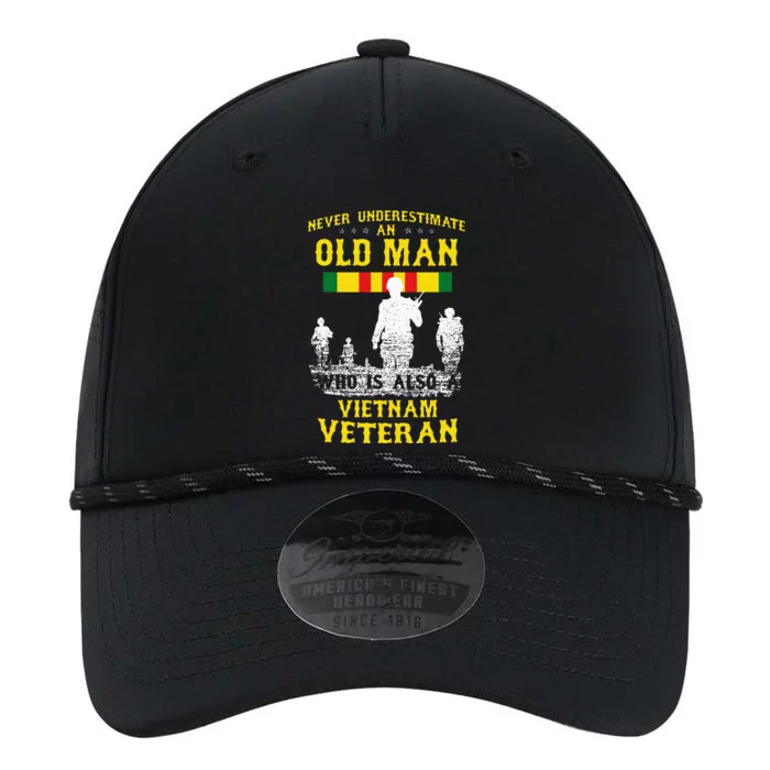 Never Underestimate An OLD MAN Vietnam Veteran Gift Performance The Dyno Cap