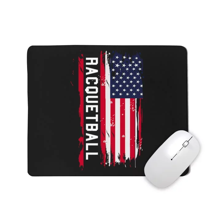 Never Underestimate An Old Man Who Plays Racquetball Funny Mousepad