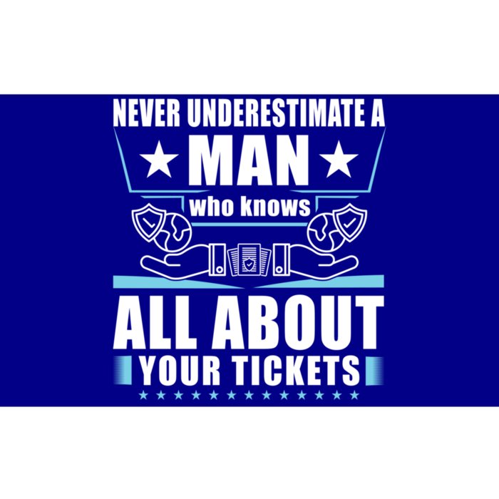 Never Underestimate An Insurance Agent Funny Gift Bumper Sticker