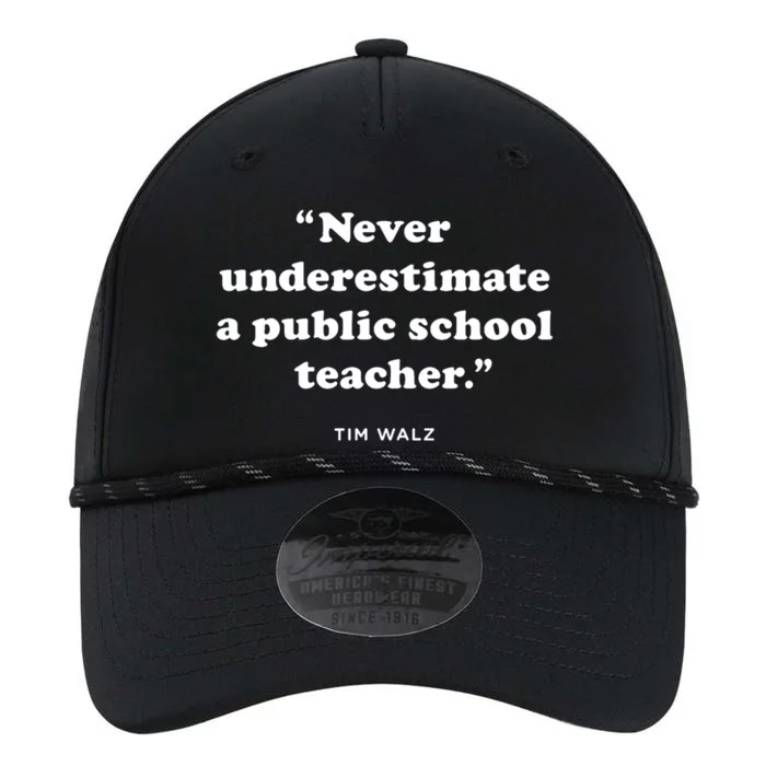 Never Underestimate A Public School Teacher Coach Quote Performance The Dyno Cap