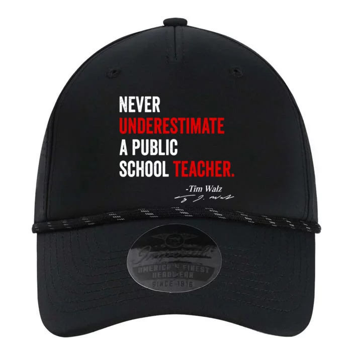 Never Underestimate A Public School Teacher Coach Quote Performance The Dyno Cap