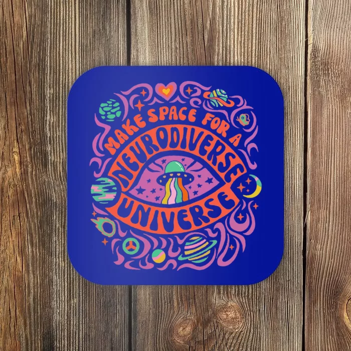 Neurodiverse Universe Autism Awareness Coaster