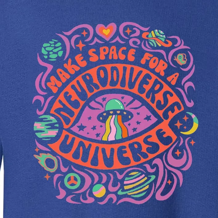 Neurodiverse Universe Autism Awareness Toddler Sweatshirt