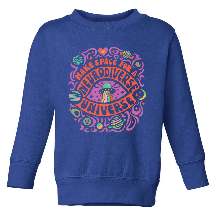 Neurodiverse Universe Autism Awareness Toddler Sweatshirt