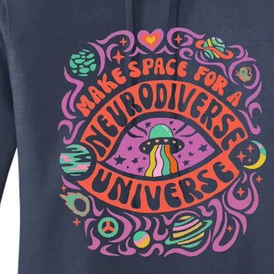 Neurodiverse Universe Autism Awareness Women's Pullover Hoodie