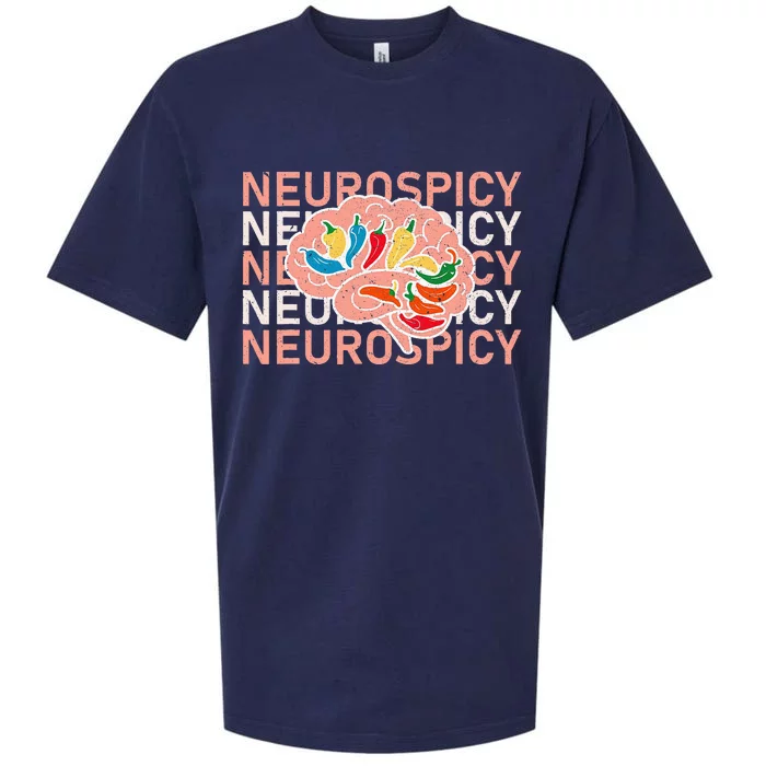 Neurospicy Universe Adhd Autism Awareness And Acceptance Sueded Cloud Jersey T-Shirt